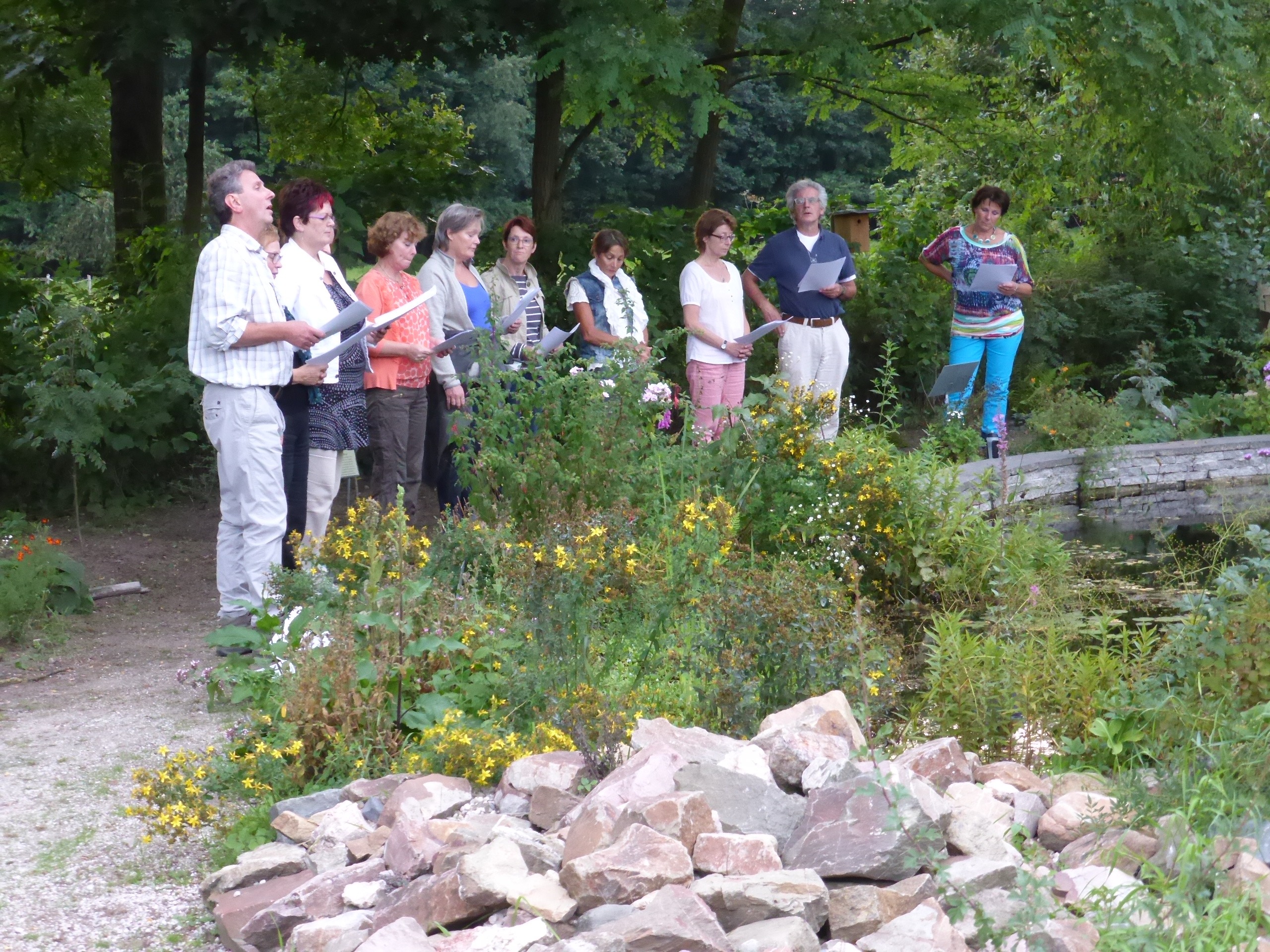 Samen zingen in de Naturentuin