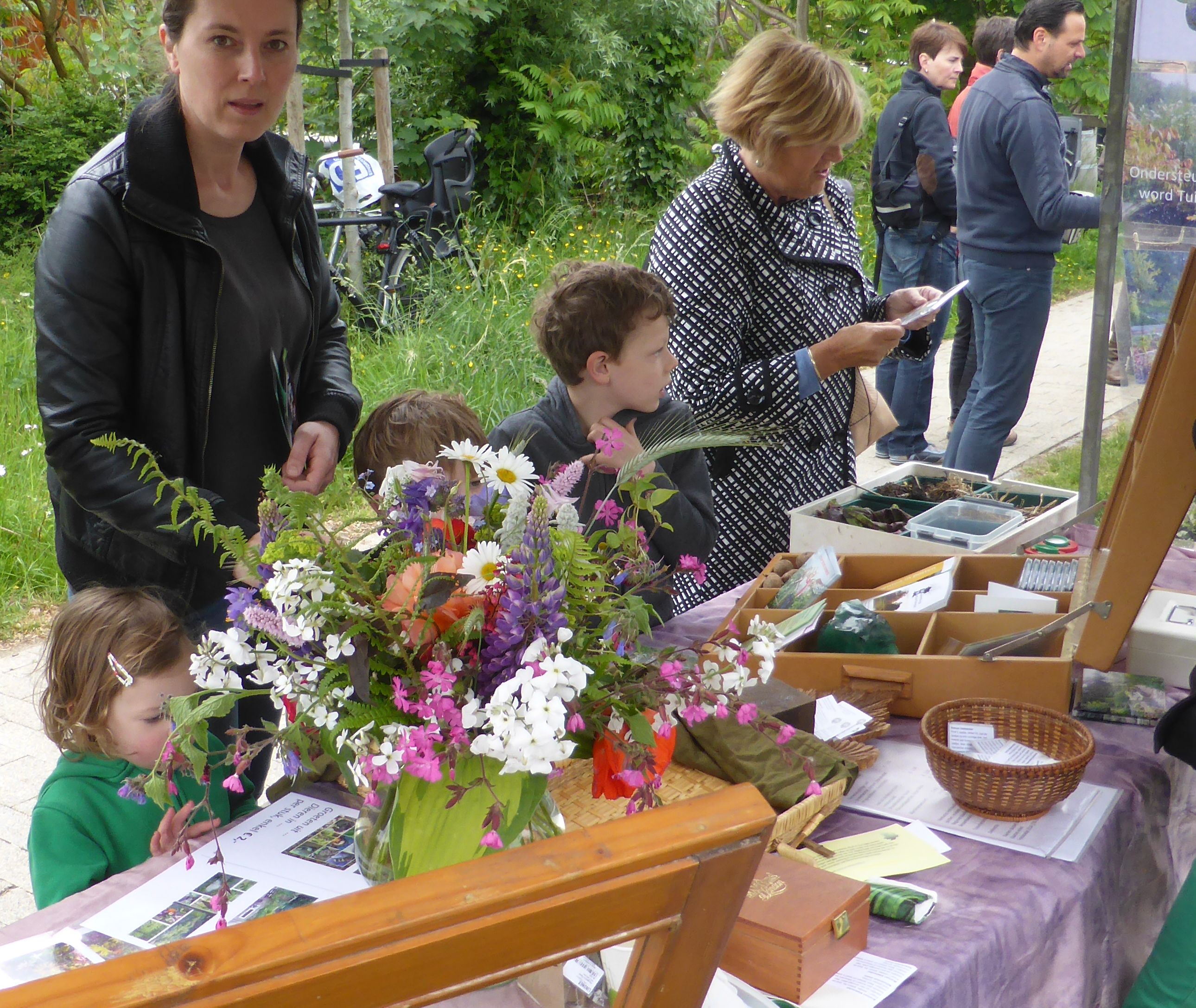 Kraam op de Kruidendagen bij Klerks
