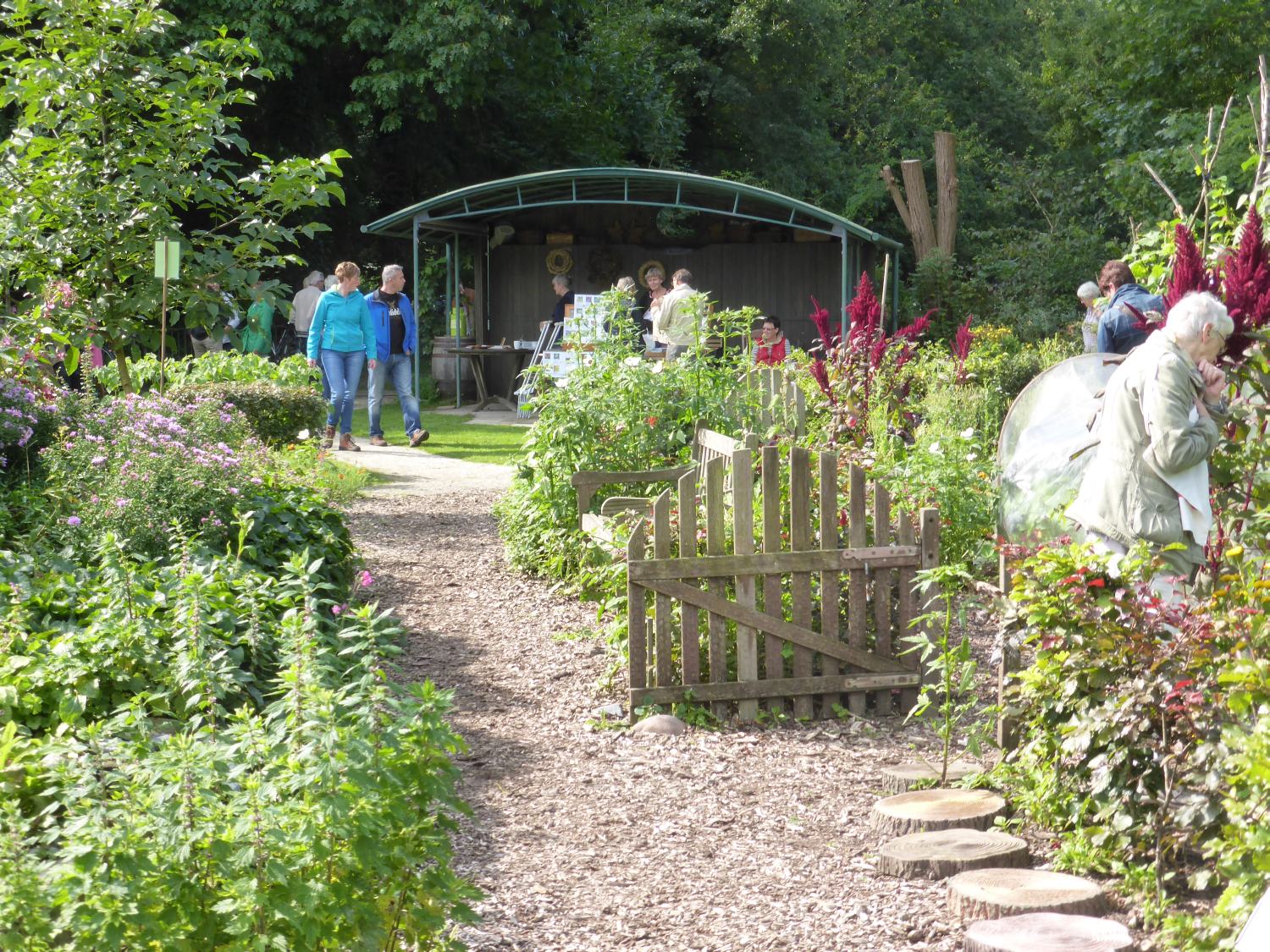 Een rustige drukte op de Open nazomerdag