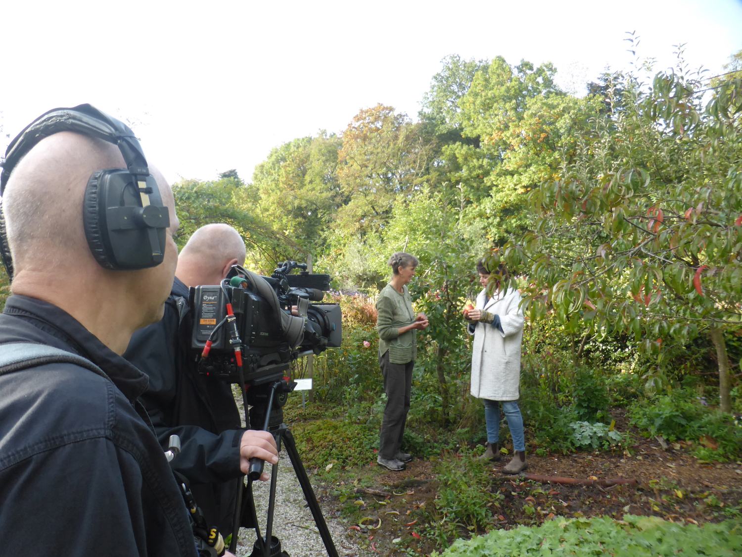 Een Groene Held in opnames voor NatuurRijk van Omroep Brabant