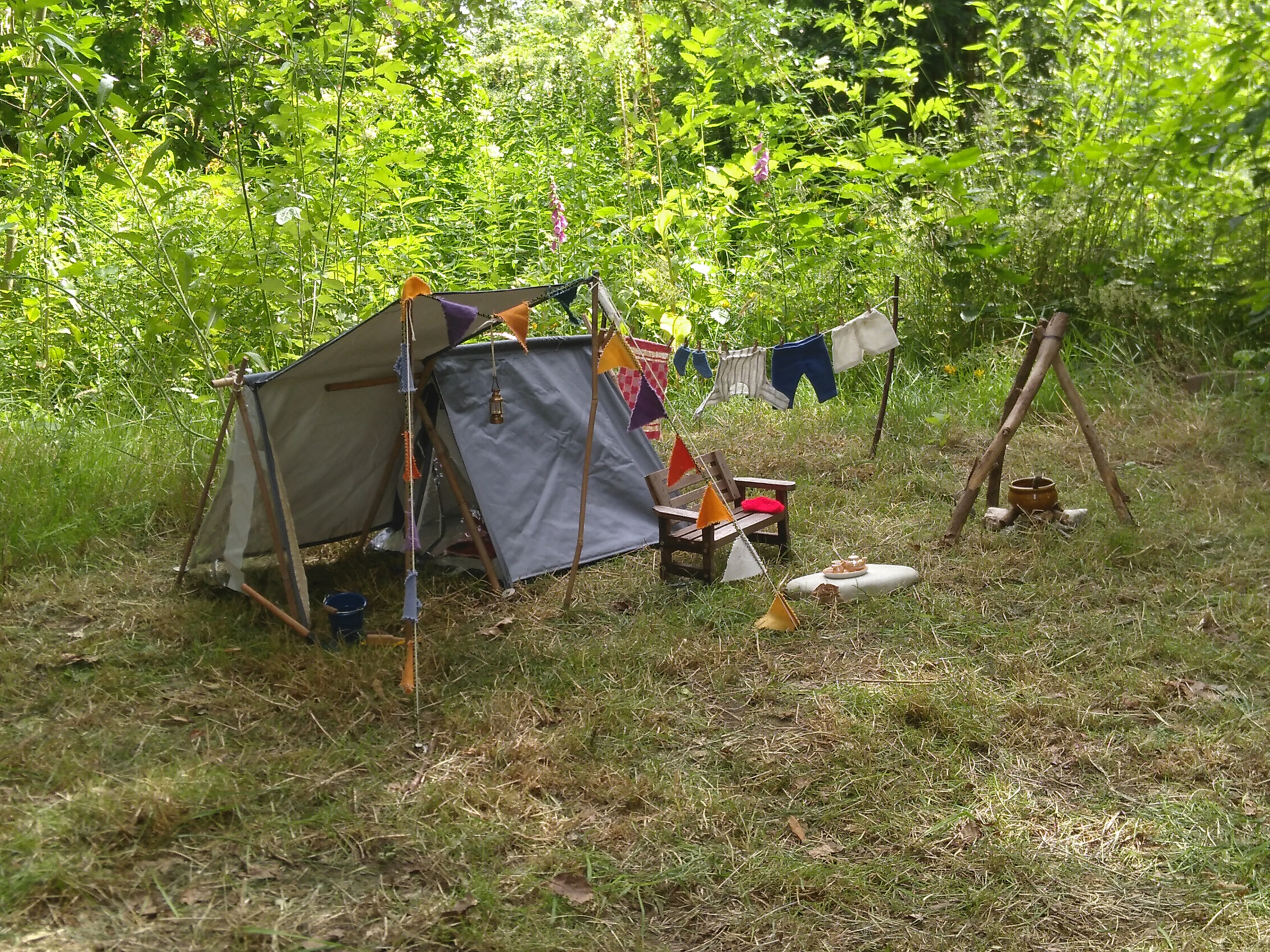 Pluismuis en zijn tuinvriendjes