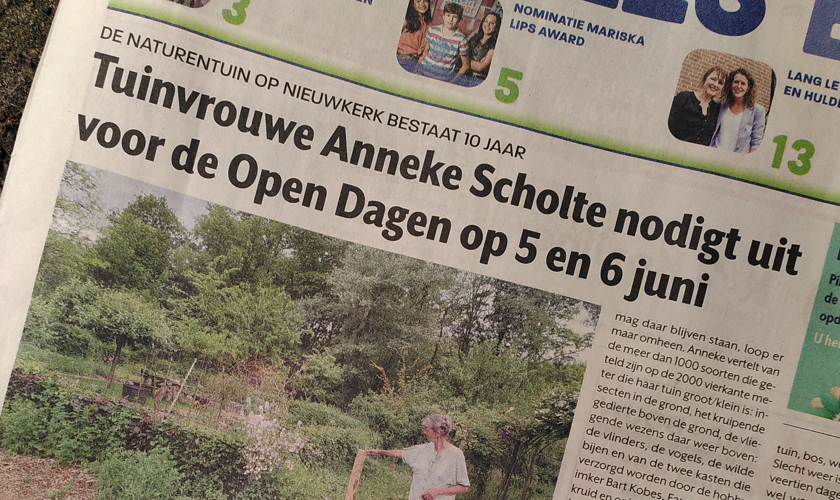 Mooi artikel in het Goirles Belang