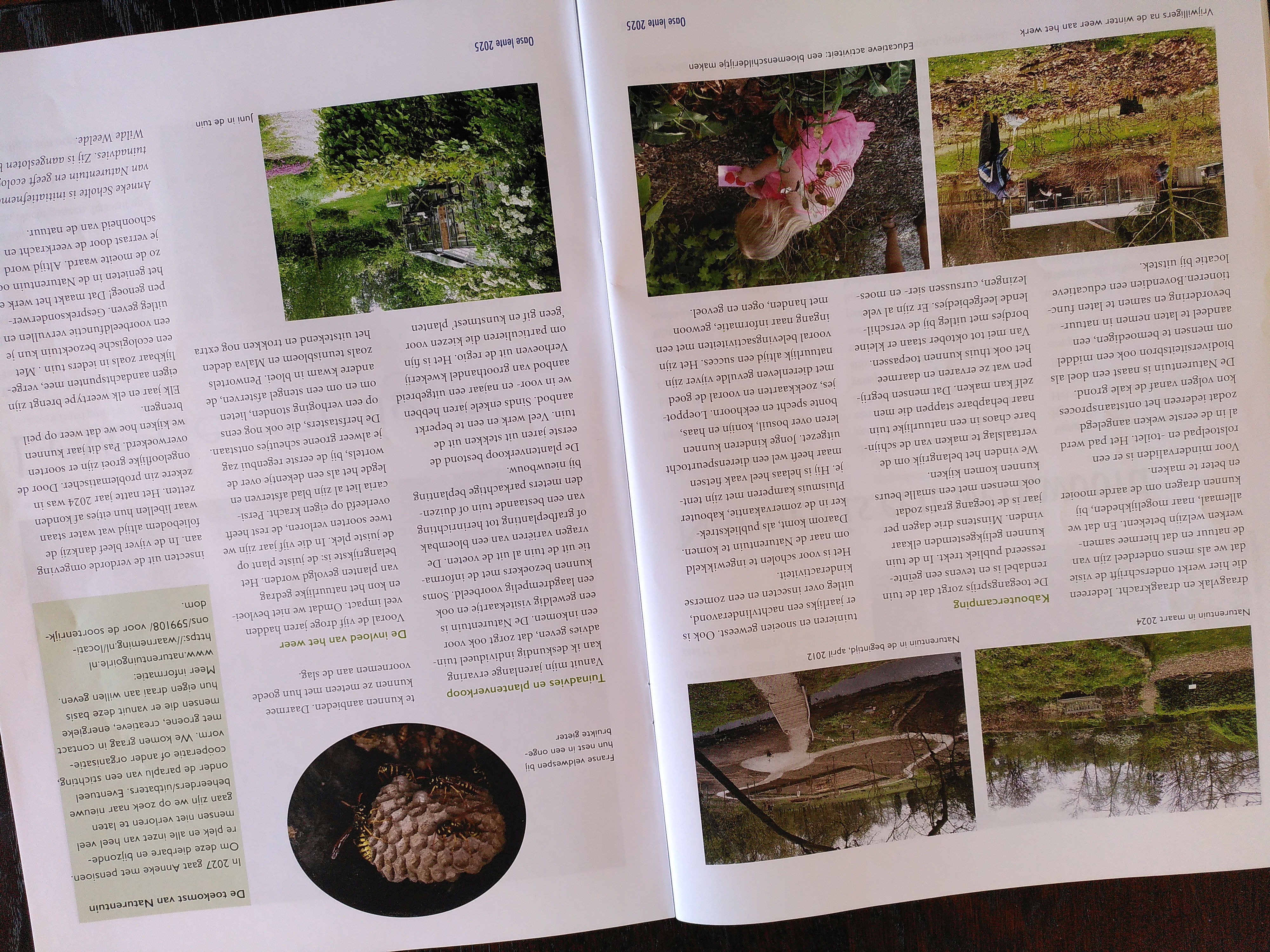 Mooi artikel in blad ecologische hoveniersvereniging